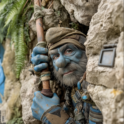 Smurf in the Woods