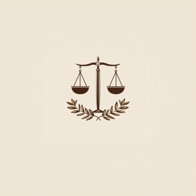 Balance Scales and Olive Branch Logo