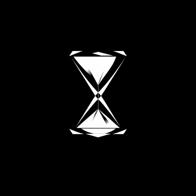 Abstract Hourglass Logo