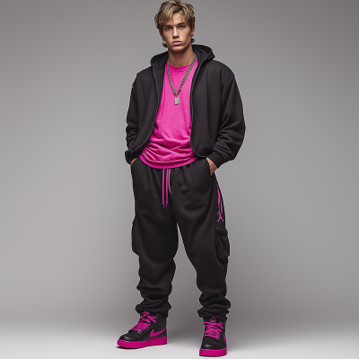 Stylish Outfit in Hyper Realism
