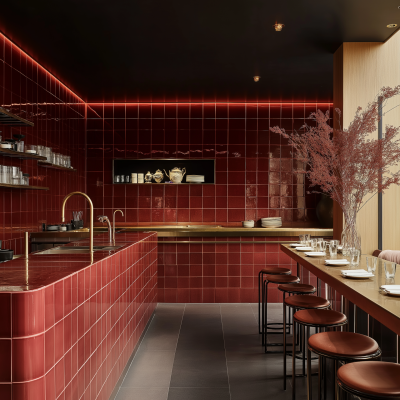 Intimate Restaurant Kitchen
