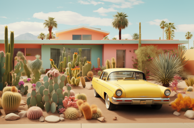 Pastel Arizona Home