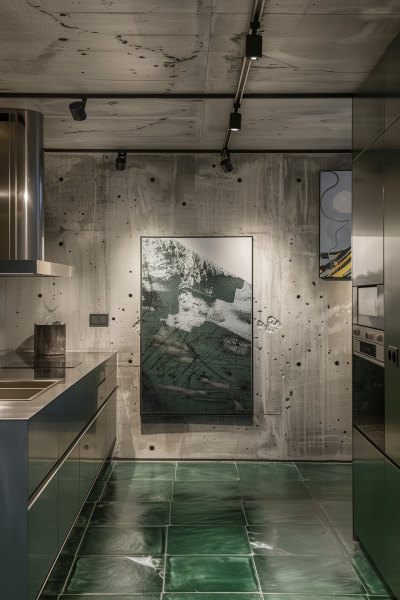 Moody Modern Kitchen