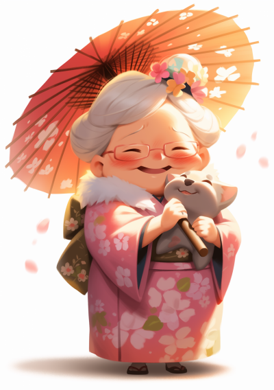 Cute Anthro Grandmother Concept