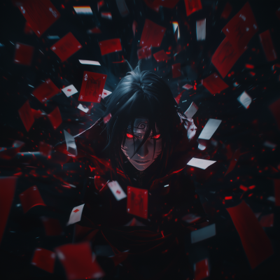 Itachi Uchiha Sharingan Face