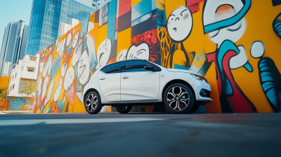 Vibrant Citroen C3 on Graffiti Road