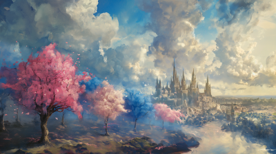 Dreamlike Fantasy Landscape