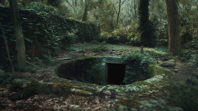 Deserted Ruins in the Woods