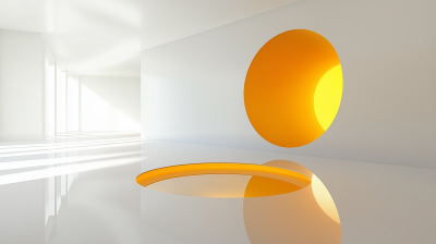 Futuristic White Room