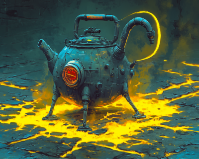 Cyberpunk Teapot