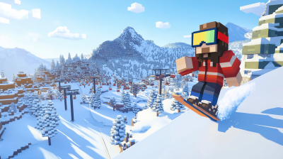 Minecraft Ski Adventure