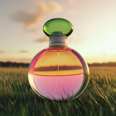 Vibrant Perfume Bottle