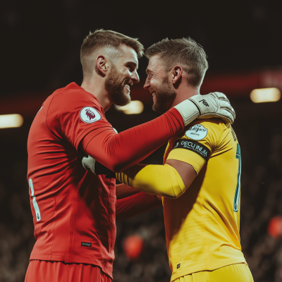 Friendly Footballers Greeting