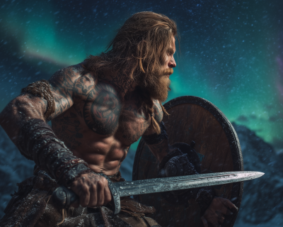 Young Viking Berserker