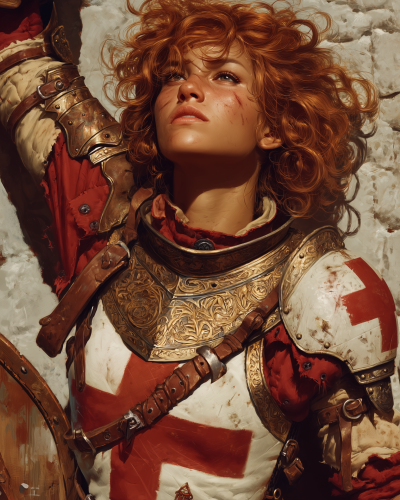 Courageous Female Knight
