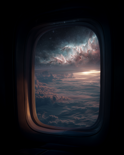 View from a Boeing 747 Window