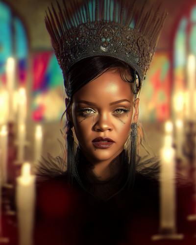 Majestic Queen Portrait