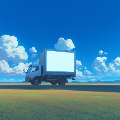 Truck with Lightbox