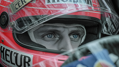 Racing Driver in Action