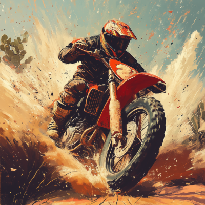 Desert Motorcycle Adventure