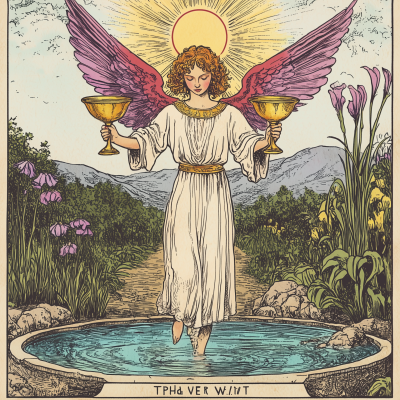 Temperance Tarot Card