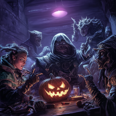 Halloween Dungeons and Dragons Theme