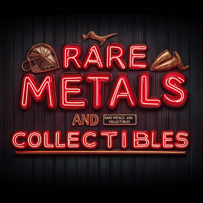 Rare Metals and Collectibles Neon Sign