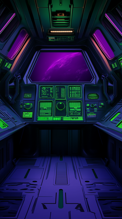 Alien Spacecraft Control Room