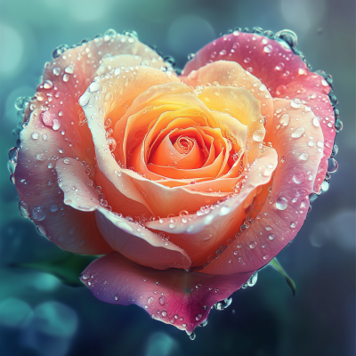 Heart Shaped Rose