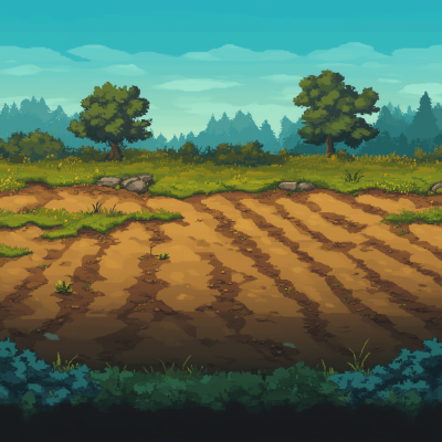 Tilled Garden Soil Texture