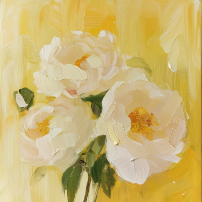 Lemon Cream Palette Peonies