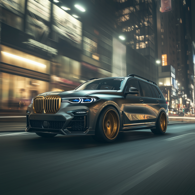 BMW X7 in the City