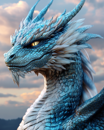 Majestic Dragon Portrait