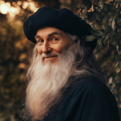 Happy Leonardo in Nature