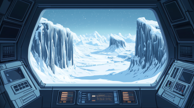 Window View from Spaceship