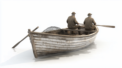 Gillies in Rowing Boat
