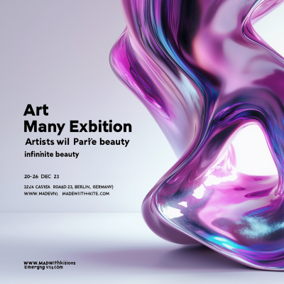 Modern Art Exhibition Poster