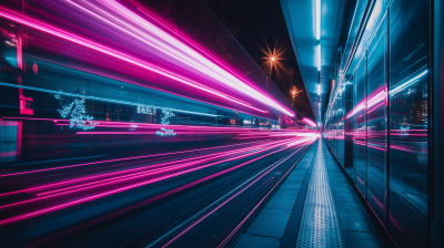 Neon Light Trails