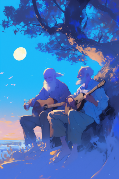 Guitar Under the Moon