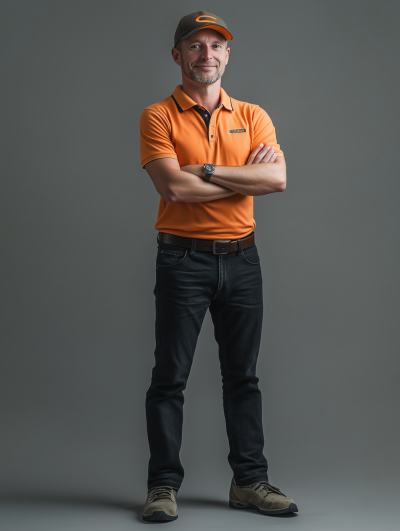 Confident Standing Man