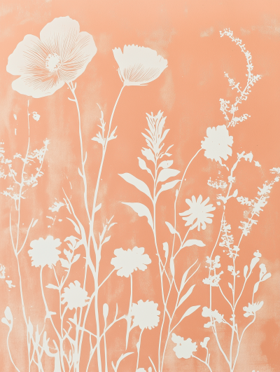 Wildflower Block Print