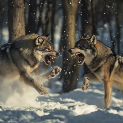 Wolves in Battle