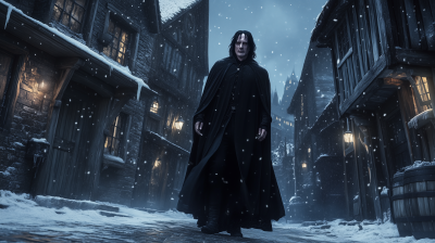 Severus Snape in the Snow