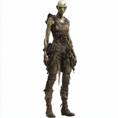 Mutant Woman in Warhammer 40k Universe