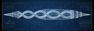 DNA Rocket Ship Blueprint