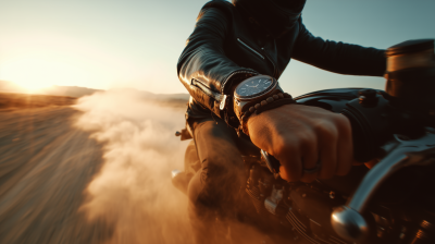 Dramatic Motorcycle Jump