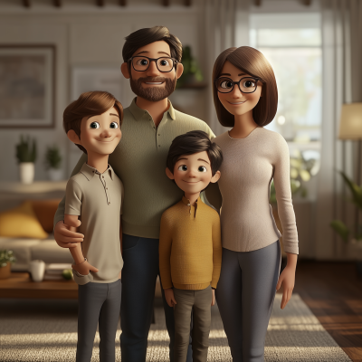 Happy Family Together