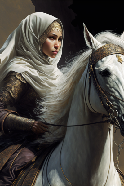 Arabian Warrior on Horseback