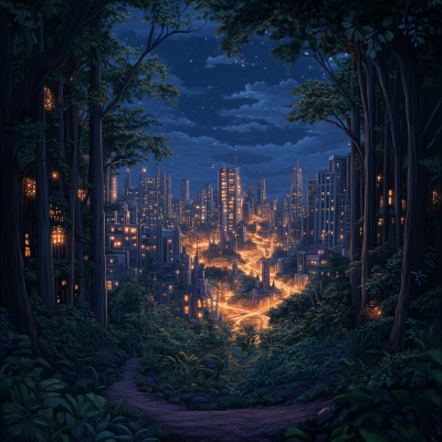 Forest Exit View