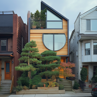 Narrow Artistic House